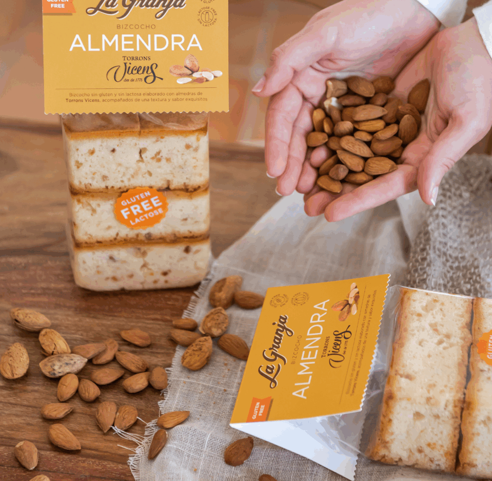 Pa de pessic d'ametlles sense gluten i sense lactosa Torrons Vicens 350 gr. Pa de pessic d'ametlles sense gluten i sense lactosa Torrons Vicens 350 gr.