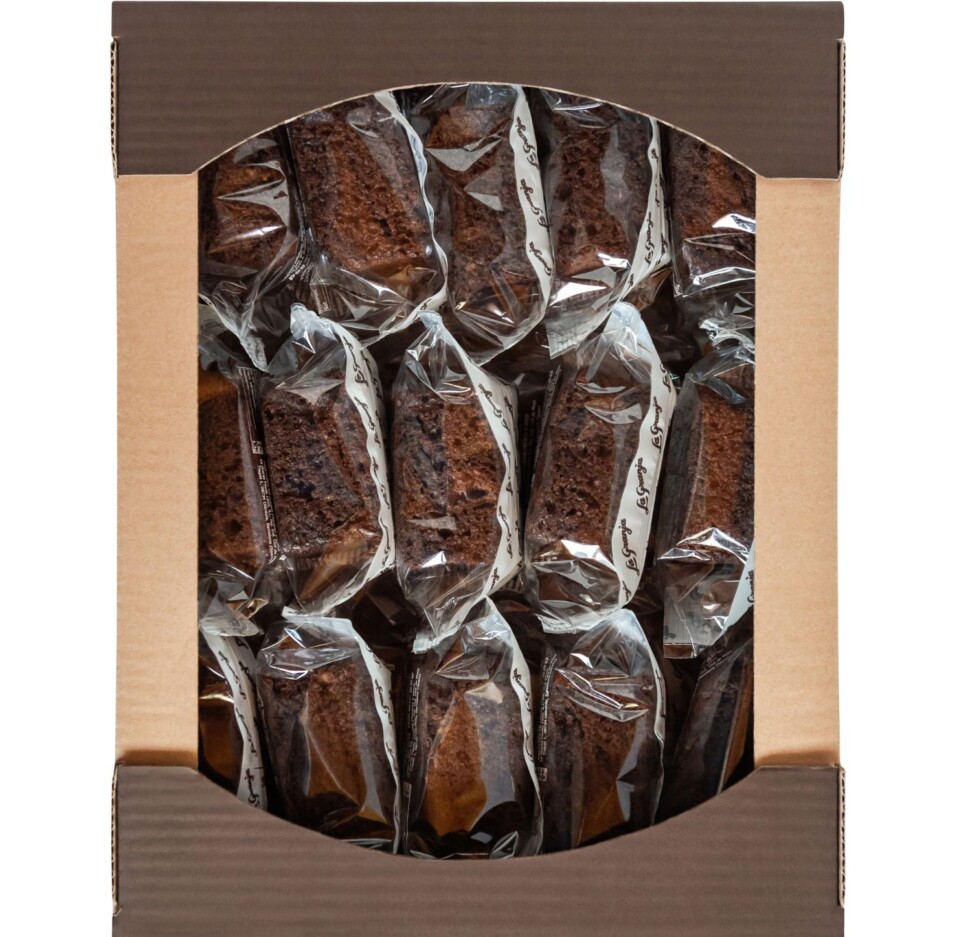 Boîte de gâteau spécial chocolat et noisette 30 pièces Boîte de gâteau spécial chocolat et noisette 30 pièces