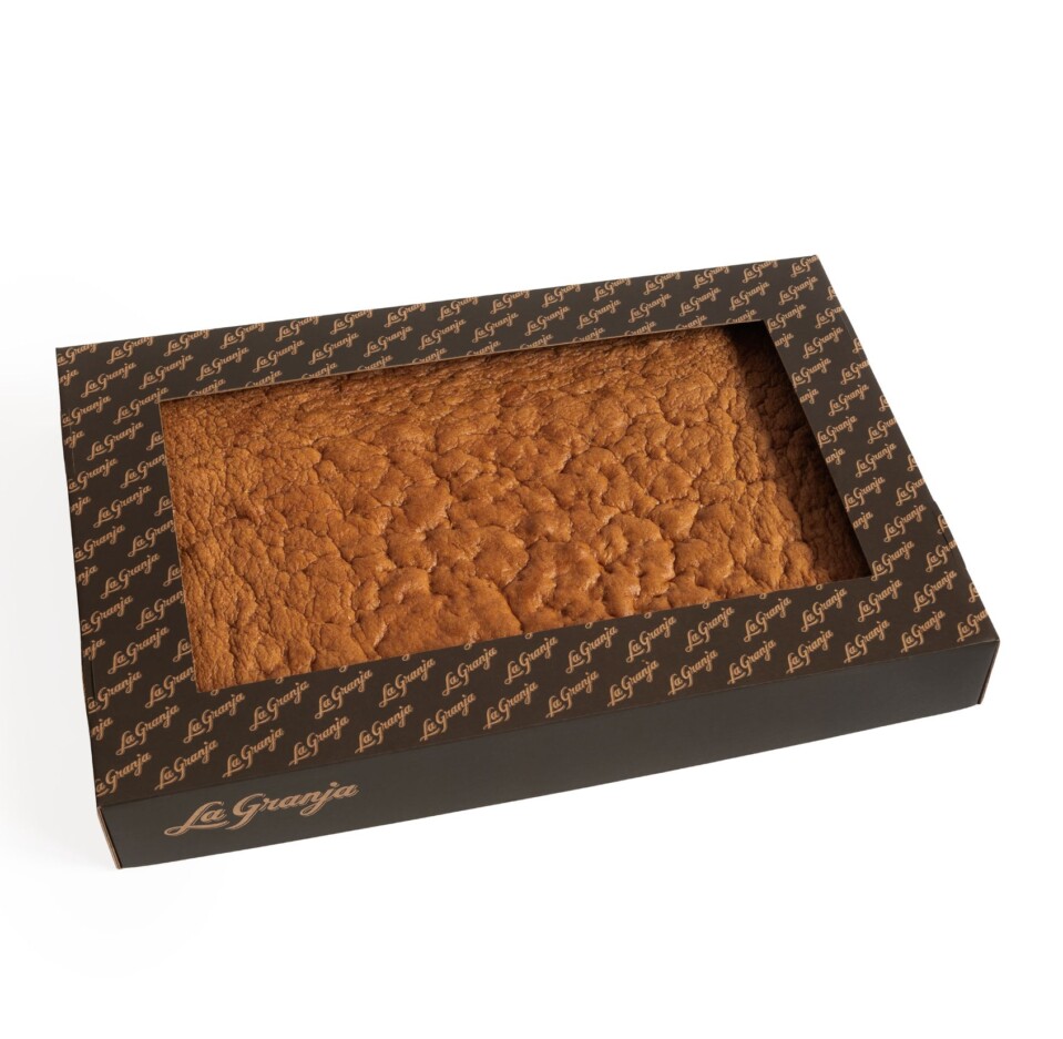 Sheet 1.8Kg of gluten free & lactose free sponge cake with Vicens Almond