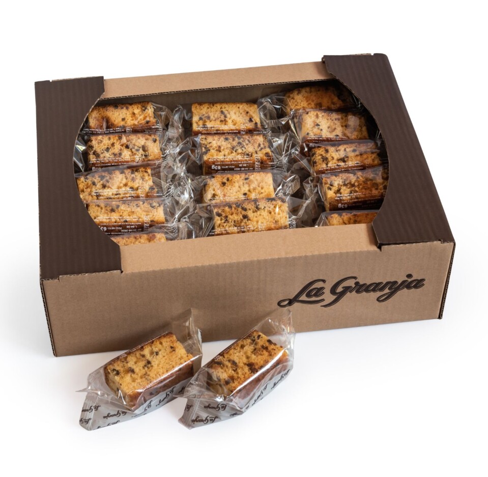 Boîte de gâteau spécial à l’orange et pépites de chocolat 30uds Boîte de gâteau spécial à l’orange et pépites de chocolat 30uds