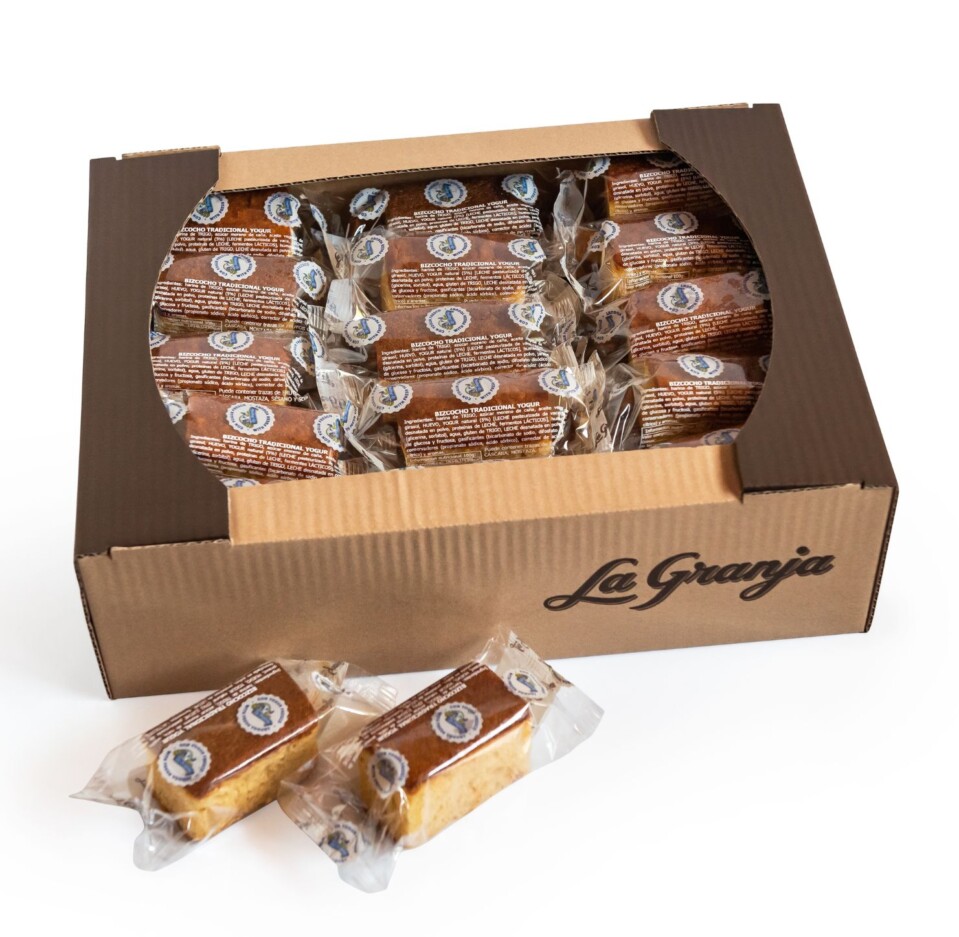 La Fageda traditional yogurt sponge cake 30uds
