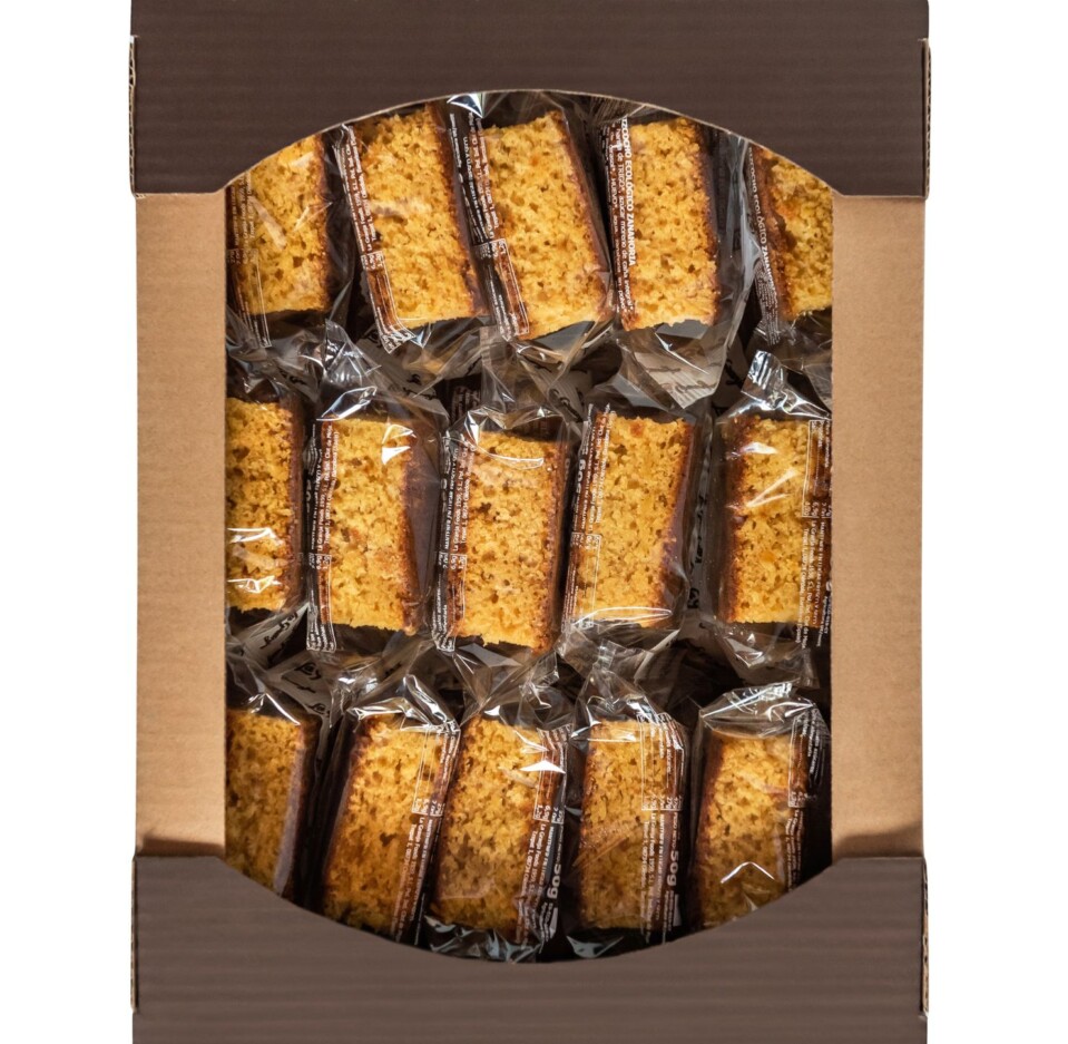 Boîte de gâteau aux carottes bio 30 pièces Boîte de gâteau aux carottes bio 30 pièces