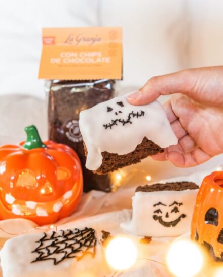 Piruleta de Chocolate Murciélago Halloween
