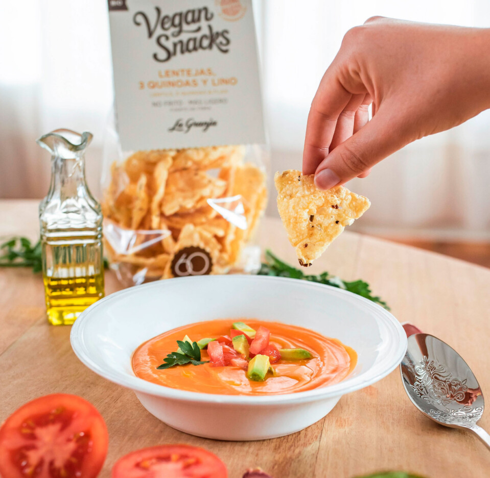Vegan snacks llentia, 3 quinoes i lli Vegan snacks llentia, 3 quinoes i lli