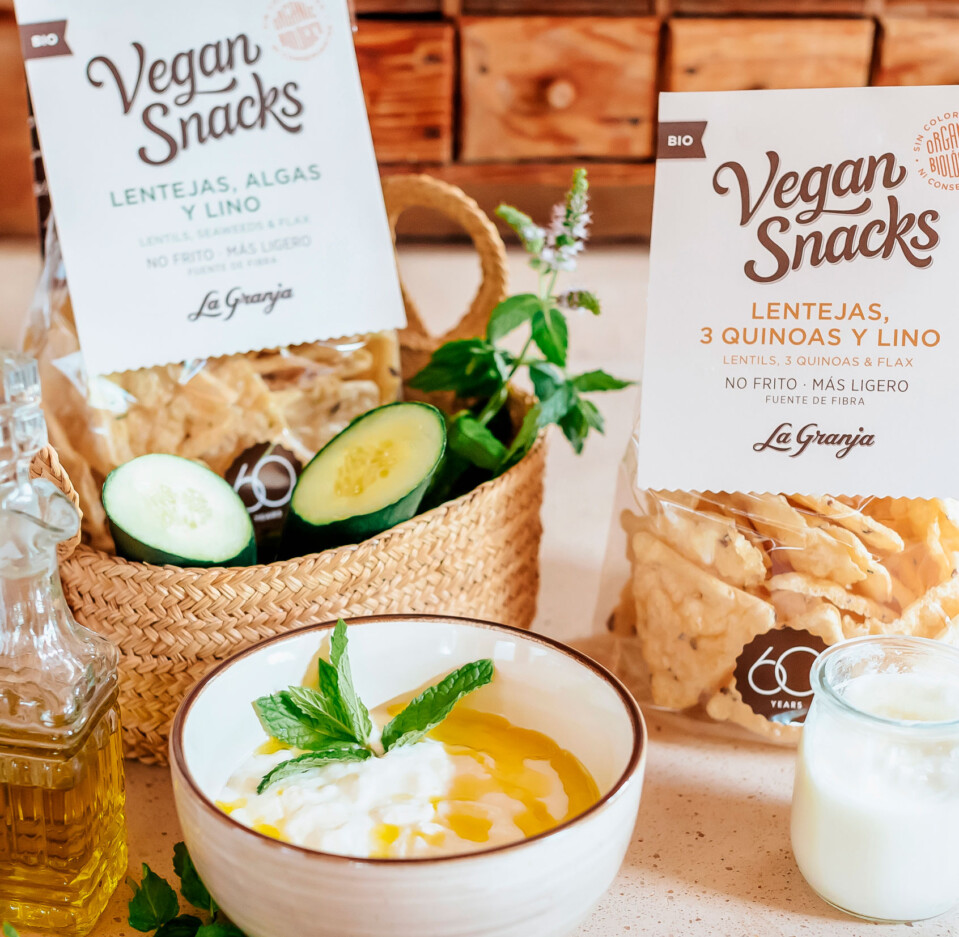 Vegan snacks llentia, 3 quinoes i lli Vegan snacks llentia, 3 quinoes i lli