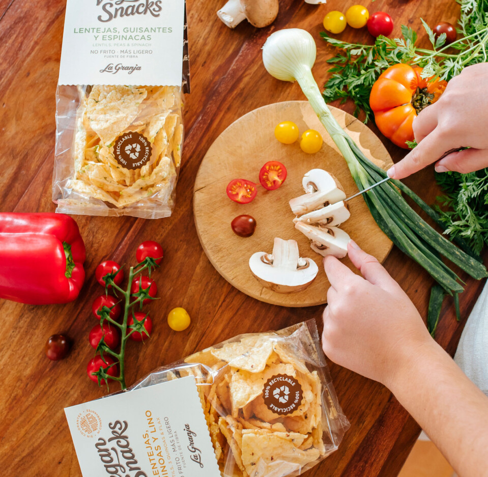 Vegan snacks llentia, 3 quinoes i lli Vegan snacks llentia, 3 quinoes i lli
