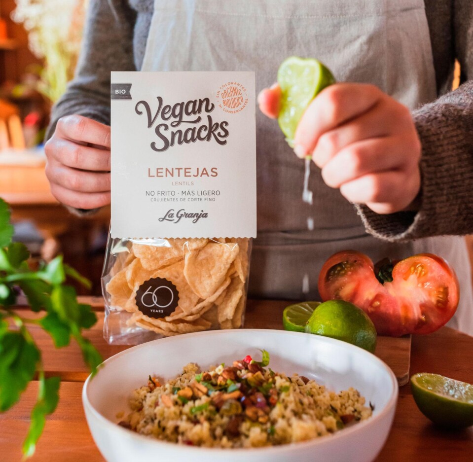 Snacks vegan aux lentilles