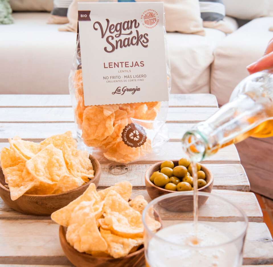 Snacks vegan aux lentilles