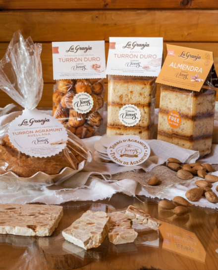 Gluten free & lactose free sponge cake with Vicens Almond 350 g.