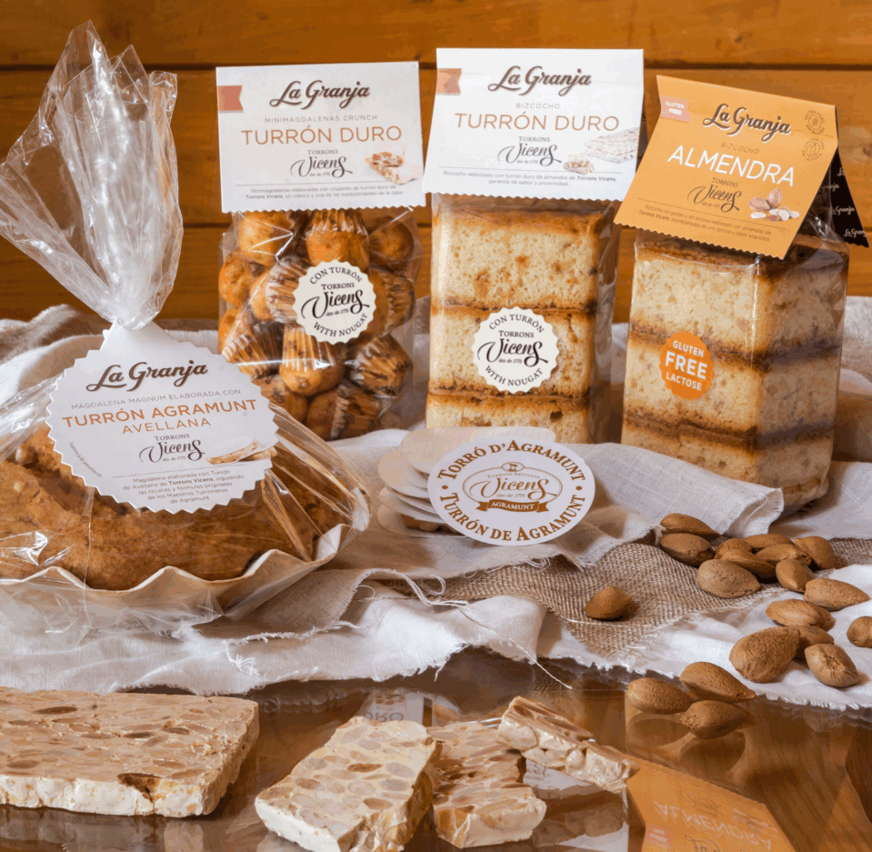 Torrons Vicens nougat noisette Magnum Magnum