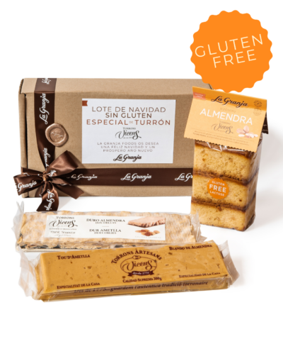 Lote de Navidad especial de turrón sin gluten