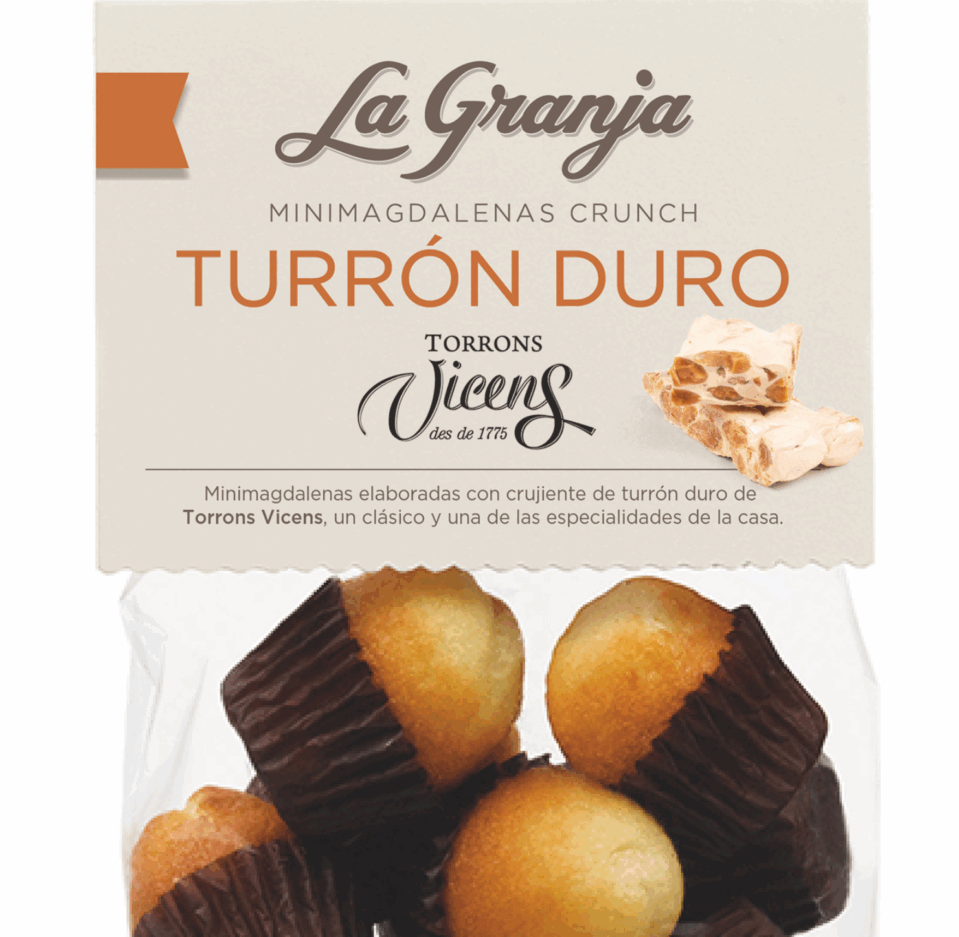 Gâteau aux amandes sans gluten ni lactose Torrons Vicens 350 g.