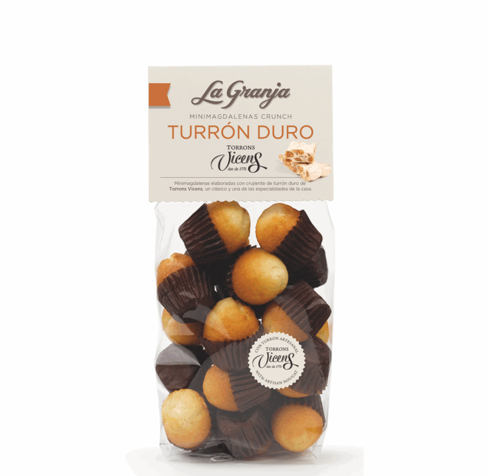 Torrons Vicens mini-muffins croquants au nougat dur