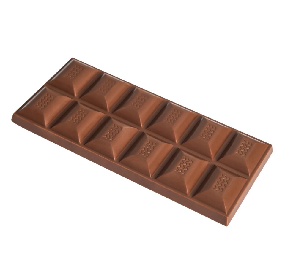 Barre de chocolat au lait Barre de chocolat au lait