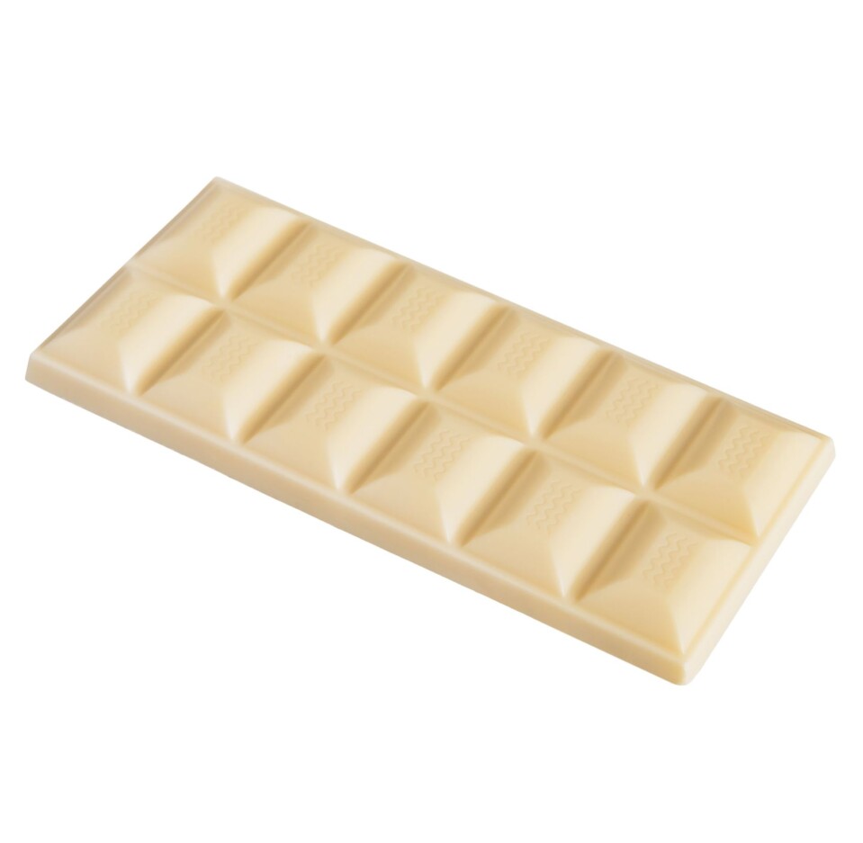 Barre de chocolat blanc
