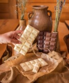 Barre de chocolat blanc