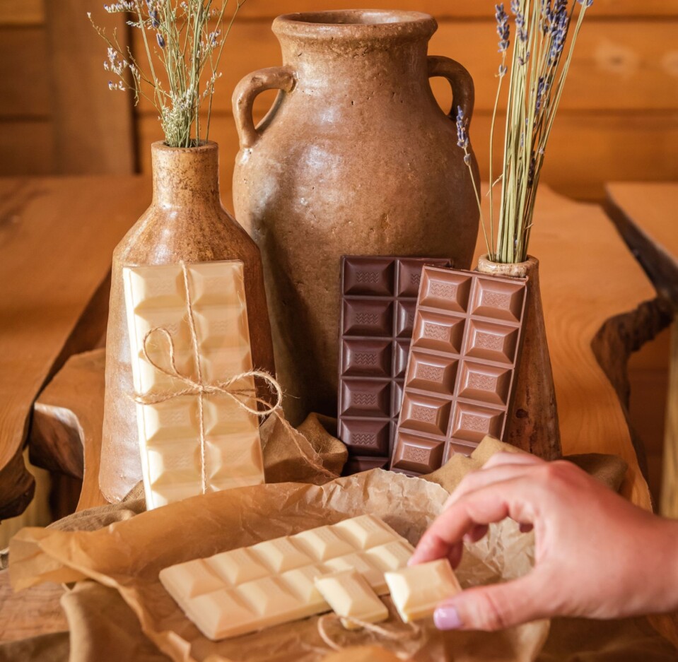 Barre de chocolat au lait Barre de chocolat au lait